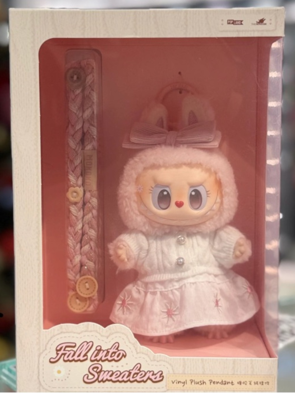 Pop Mart Pop Land Exclusive Labubu Fall In To Sweaters Mokoko